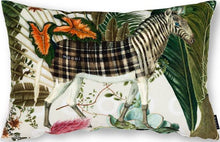 Cargar imagen en el visor de la galería, Menagerie of ex animals ivory cushion