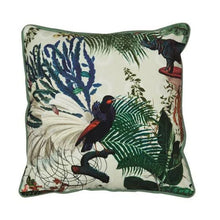 Cargar imagen en el visor de la galería, Menagerie of ex animals ivory cushion