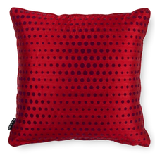Cargar imagen en el visor de la galería, Flying coral red cushion w blue