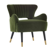 Green armchair