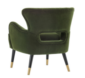 Green armchair
