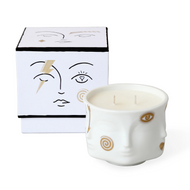 Gilded muse candle