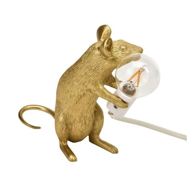 Mouse Gold lamp 2