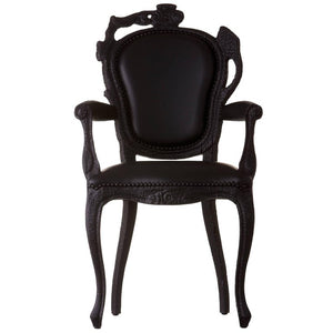 Smoke arm chair